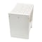 Hello Honey® 18" Modern Slatted Solid Wood Stool With Storage Shelf